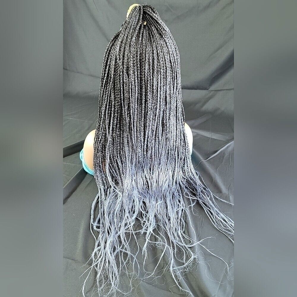 Braided wig 100% handmade, ombre wig, NWT exotic colors absolutely gorgeous - Picture 15 of 15